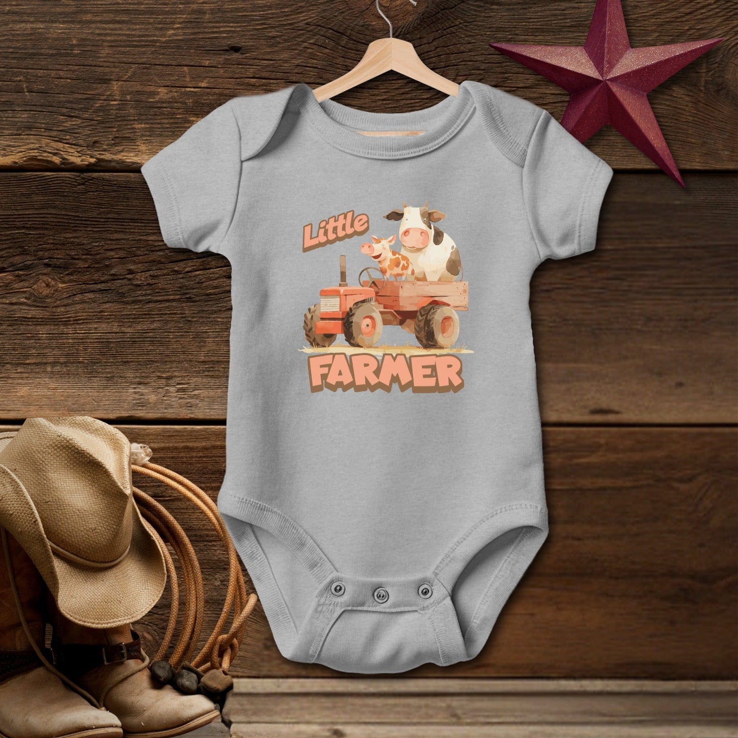 Little Farmer Girl Bodysuit (Baby)