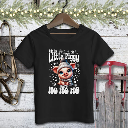 Little Piggy Christmas Baby Shirt