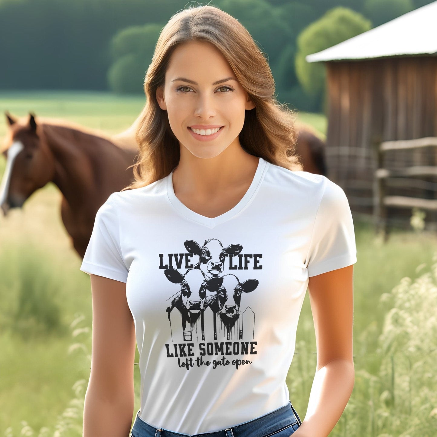 Live Life Like V-neck