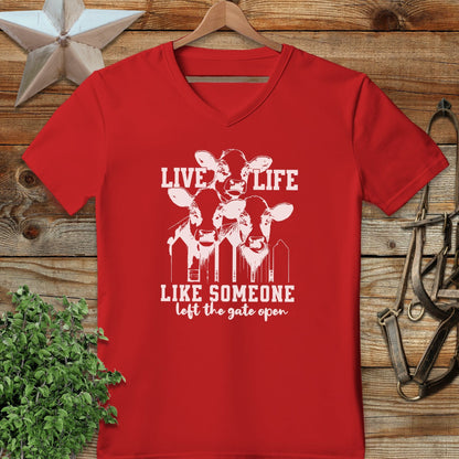 Live Life Like V-neck