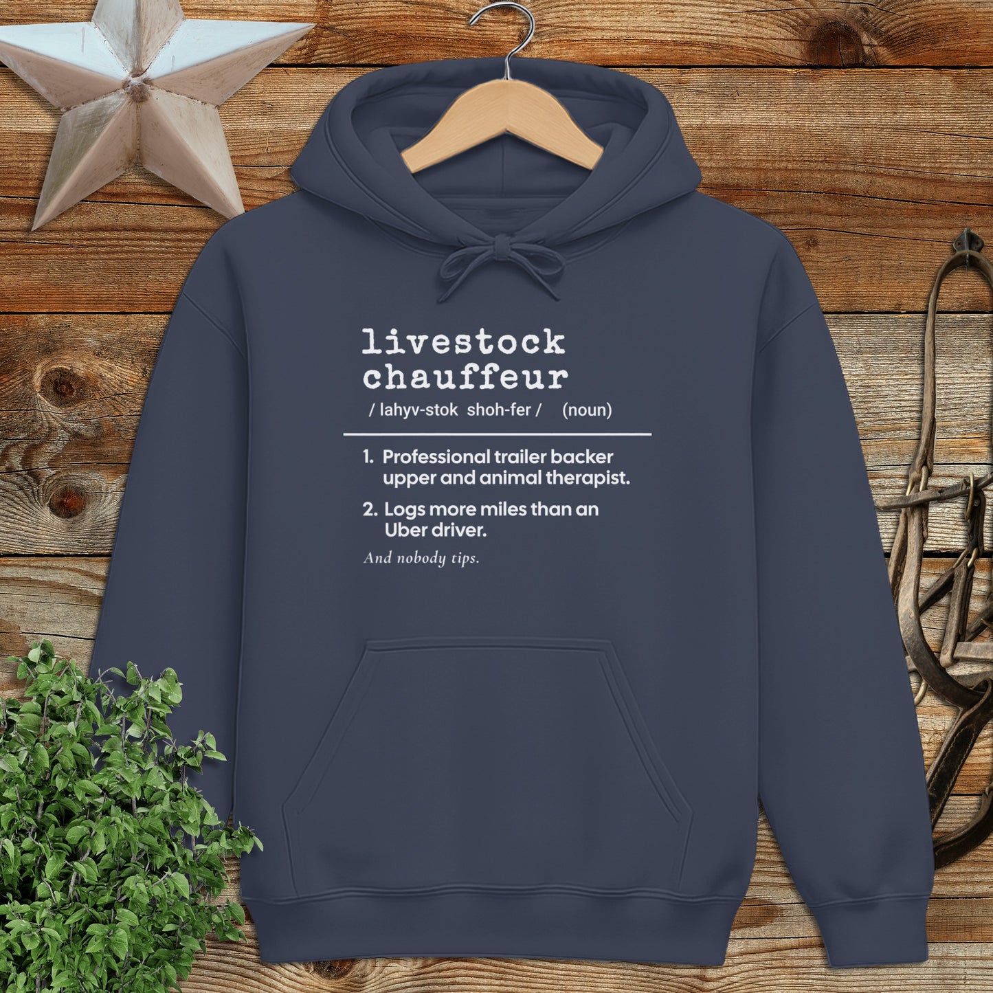 Livestock Chauffeur Definition Hoodie