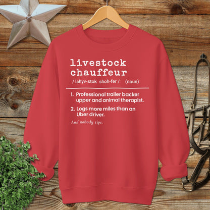 Livestock Chauffeur Definition Sweatshirt