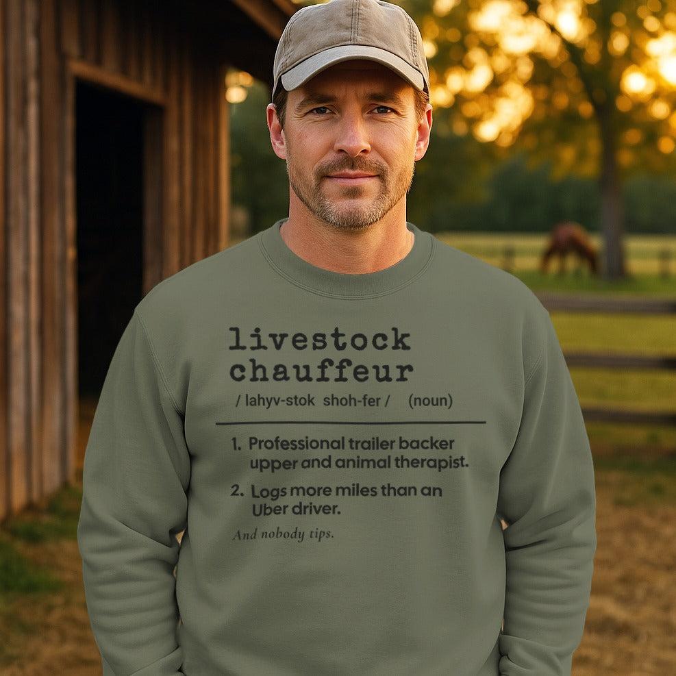 Livestock Chauffeur Definition Tank Top