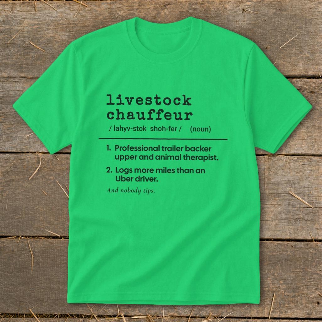 Livestock Chauffeur Definition Youth Tee