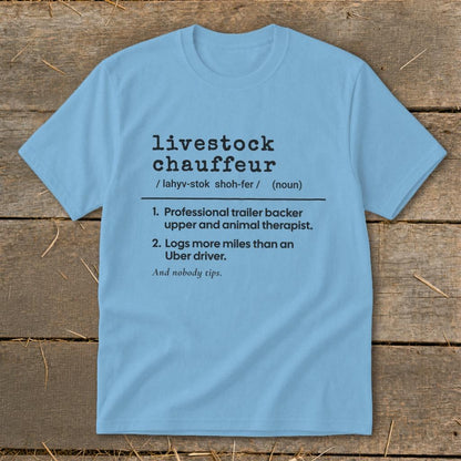 Livestock Chauffeur Definition Youth Tee