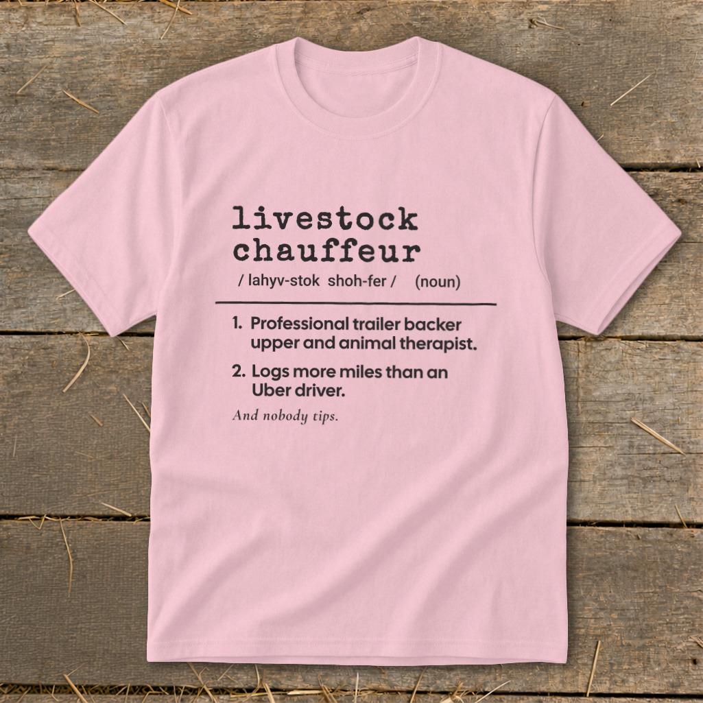 Livestock Chauffeur Definition Youth Tee