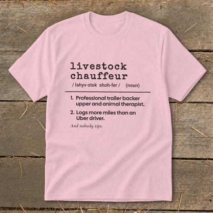 Livestock Chauffeur Definition Youth Tee