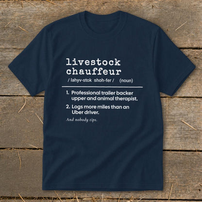 Livestock Chauffeur Definition Youth Tee