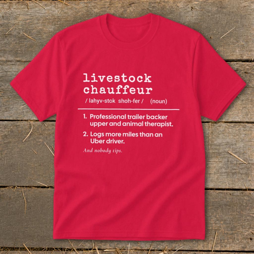 Livestock Chauffeur Definition Youth Tee