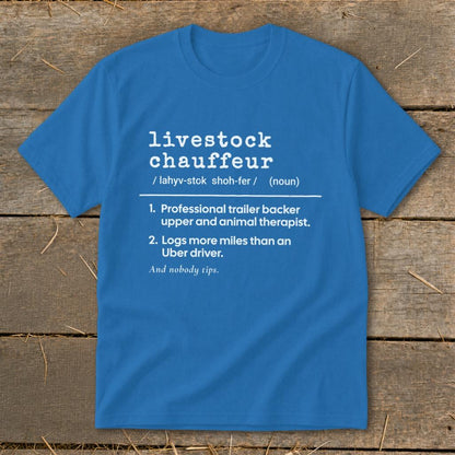 Livestock Chauffeur Definition Youth Tee