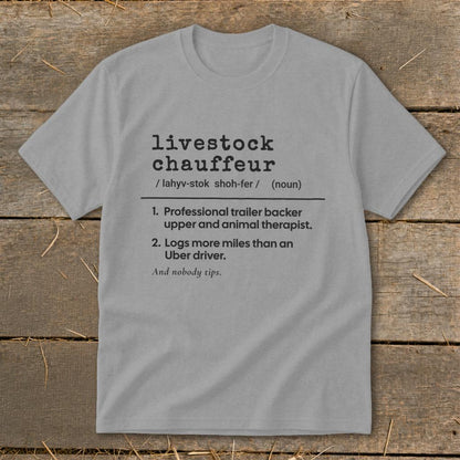 Livestock Chauffeur Definition Youth Tee