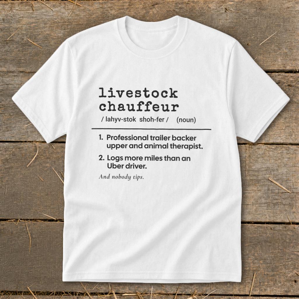 Livestock Chauffeur Definition Youth Tee