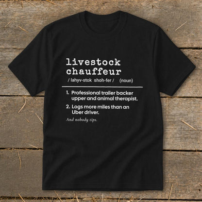 Livestock Chauffeur Definition Youth Tee