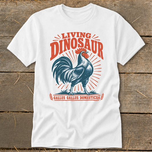 Living Dinosaur Rooster Classic Tee