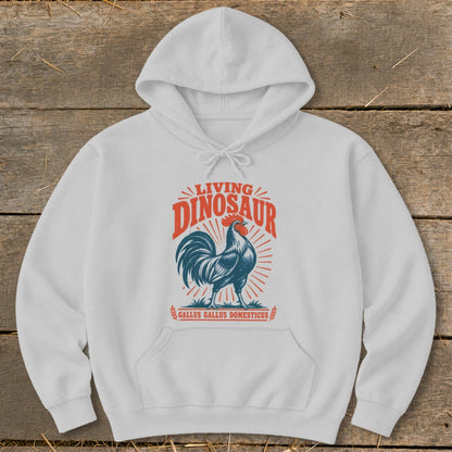 Living Dinosaur Rooster Hoodie