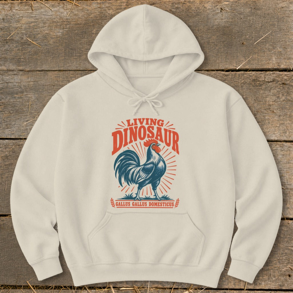 Living Dinosaur Rooster Hoodie