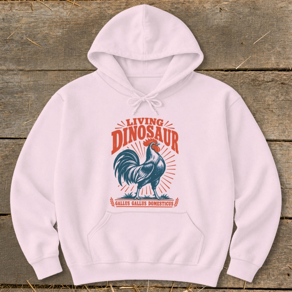 Living Dinosaur Rooster Hoodie