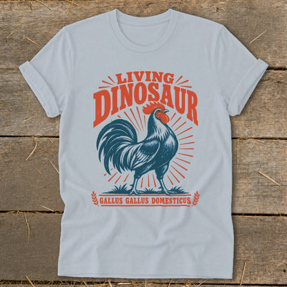 Living Dinosaur Rooster Softstyle Tee