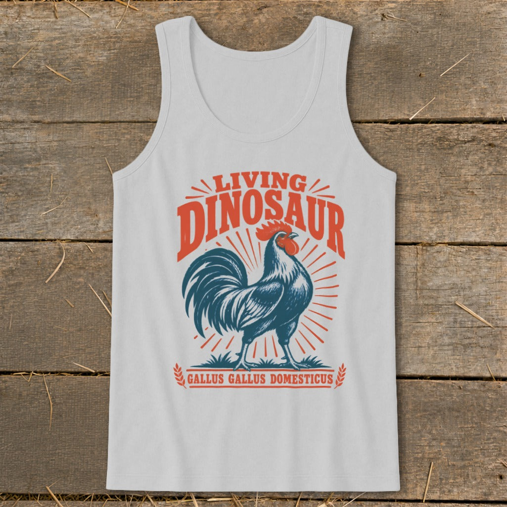 Living Dinosaur Rooster Tank Top
