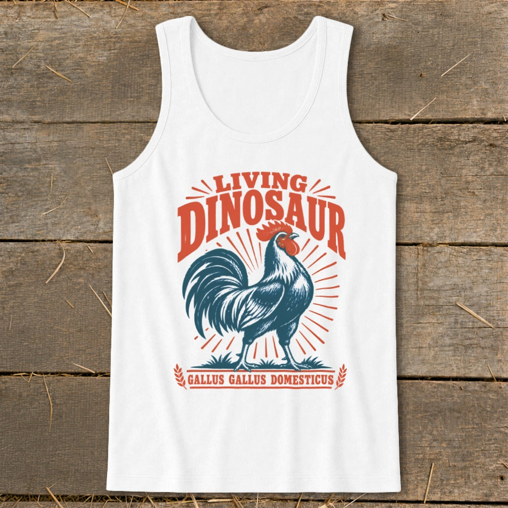 Living Dinosaur Rooster Tank Top