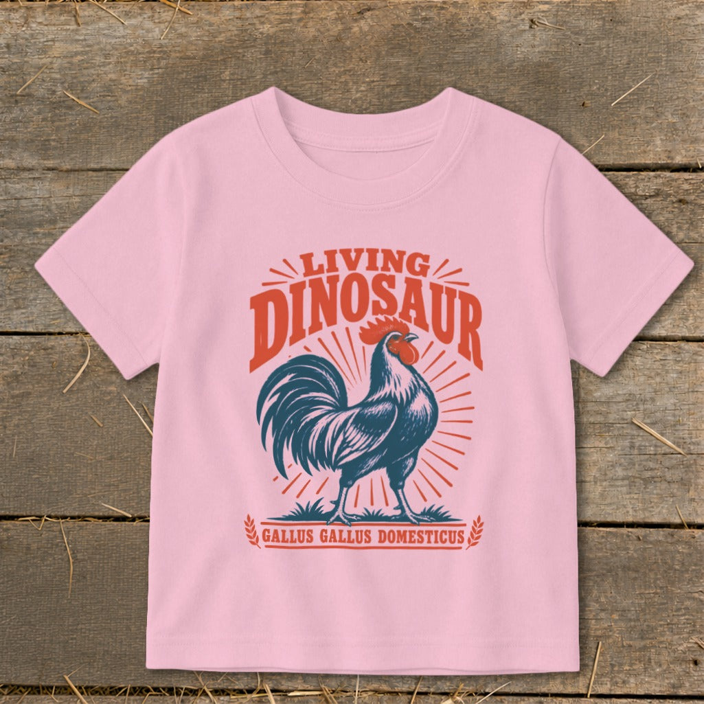 Living Dinosaur Rooster Toddler Tee