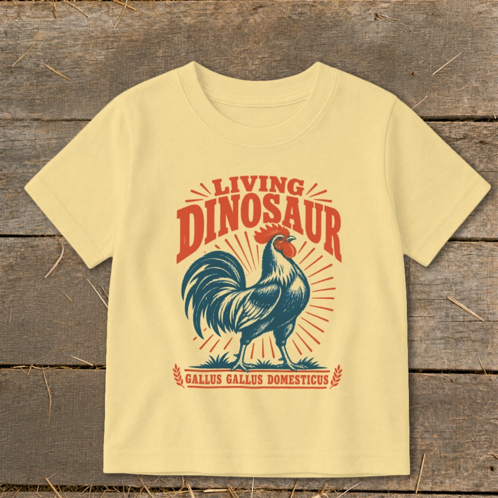 Living Dinosaur Rooster Toddler Tee