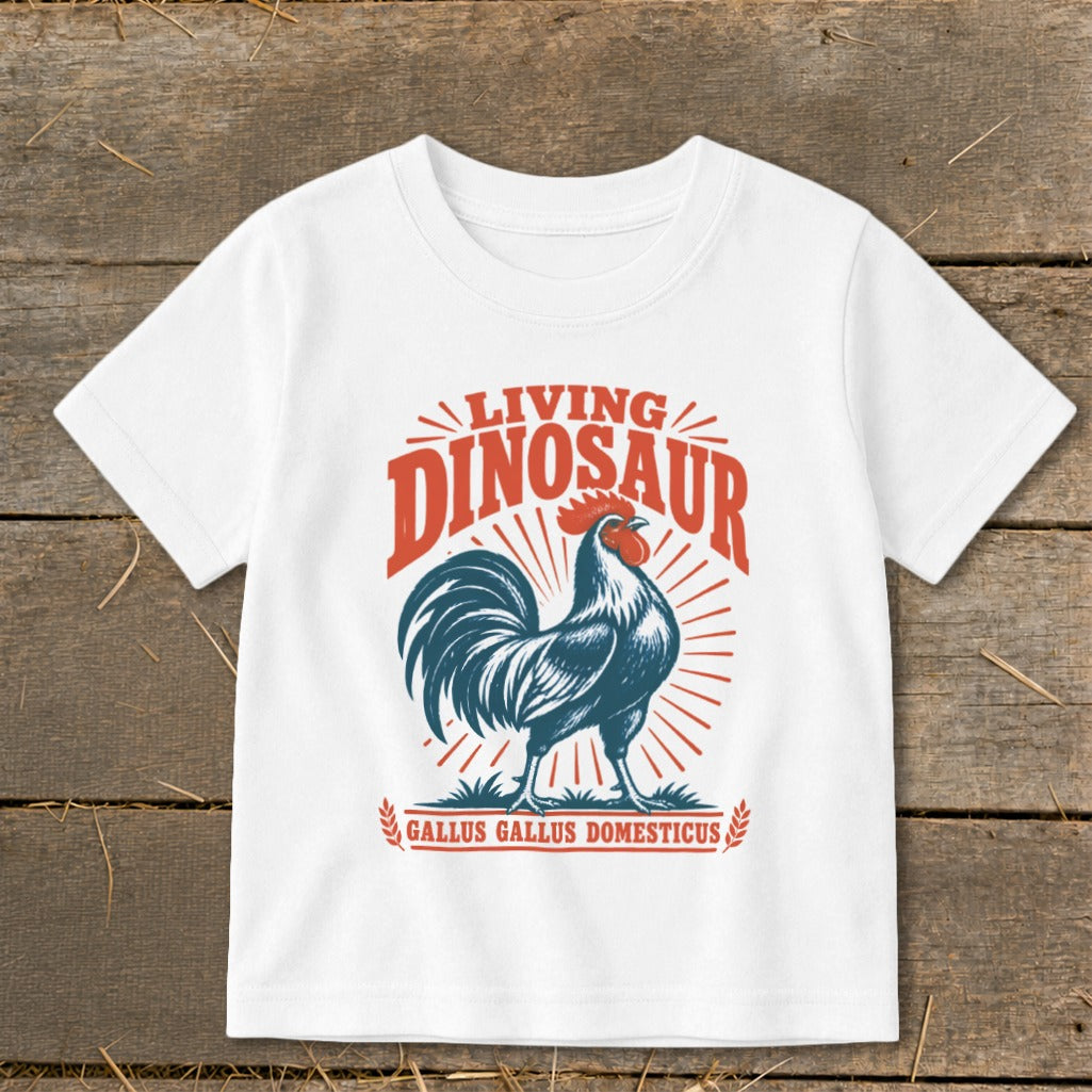 Living Dinosaur Rooster Toddler Tee