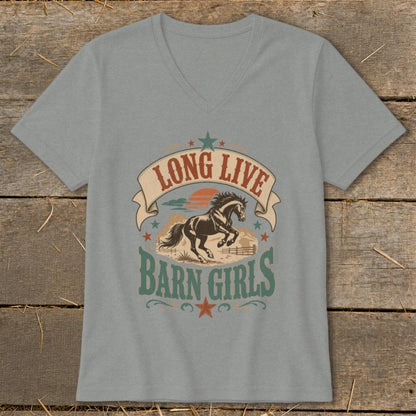Long Live Barn Girls V-neck