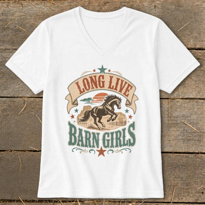 Long Live Barn Girls V-neck