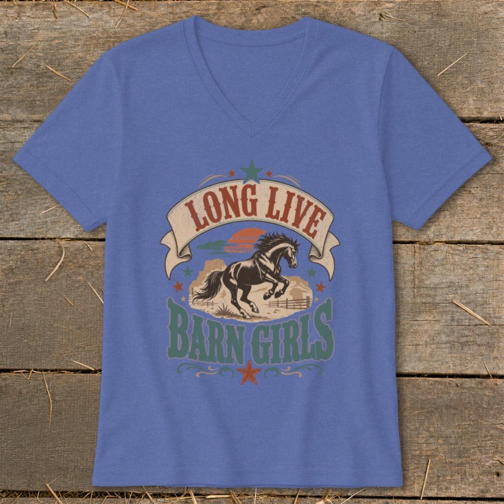 Long Live Barn Girls V-neck
