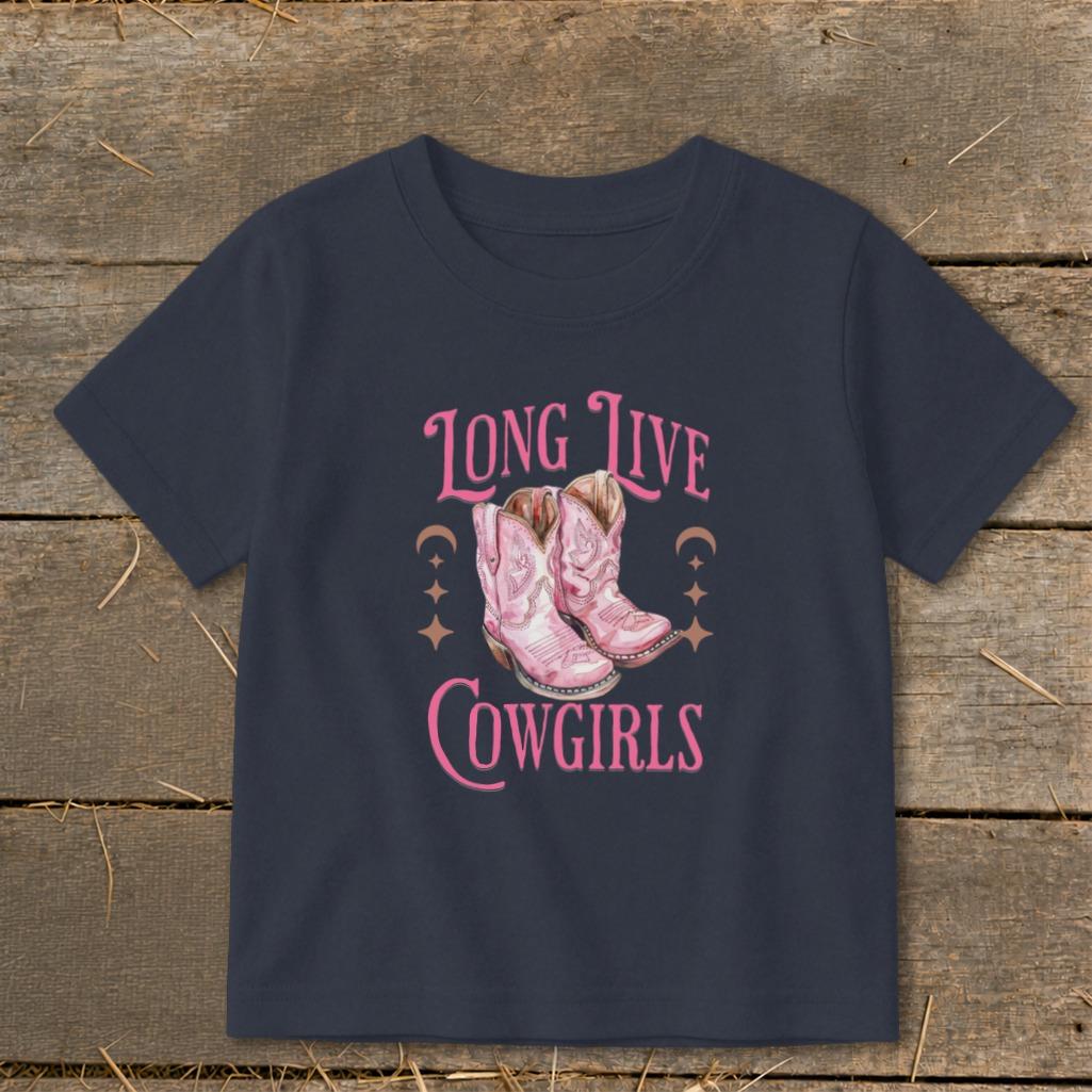 Long Live Cowgirls Toddler Tee
