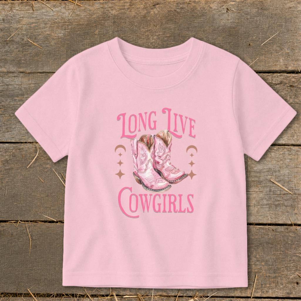 Long Live Cowgirls Toddler Tee