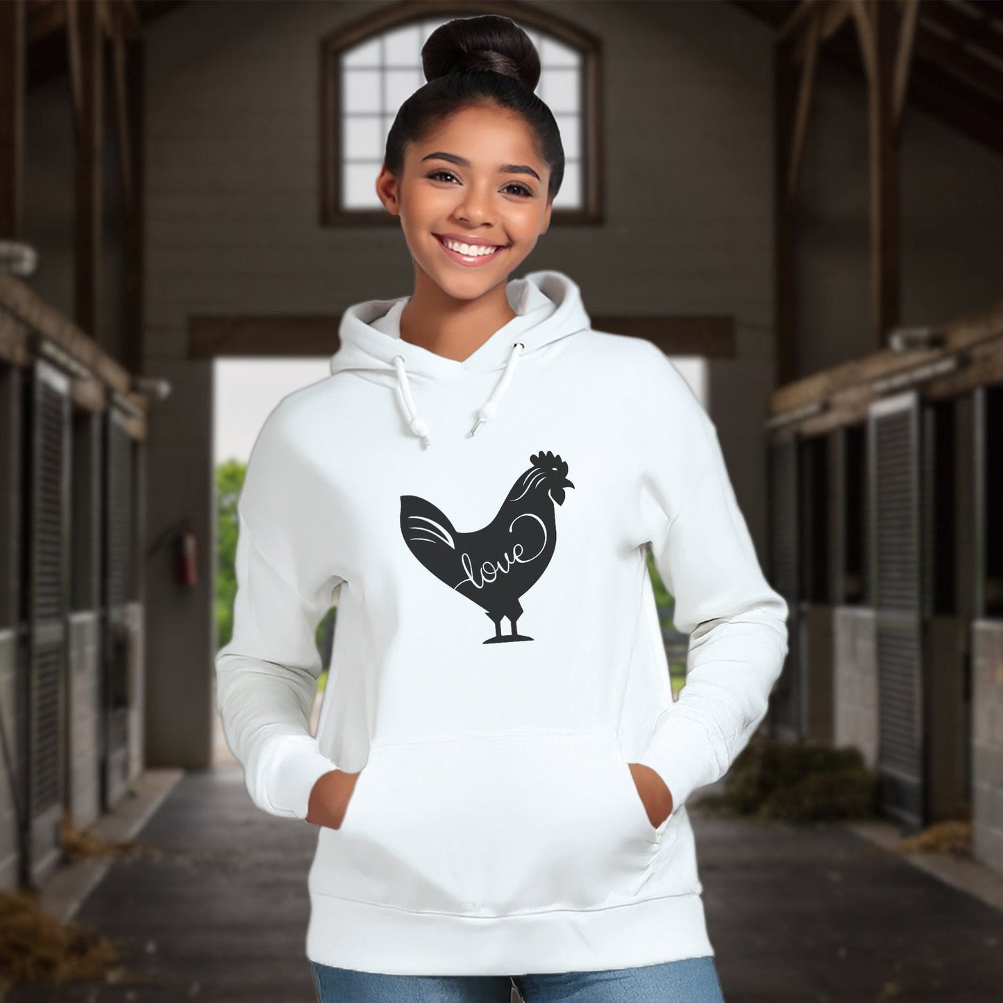 Love Chicken Hoodie