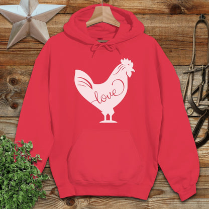 Love Chicken Hoodie