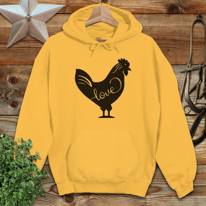 Love Chicken Hoodie