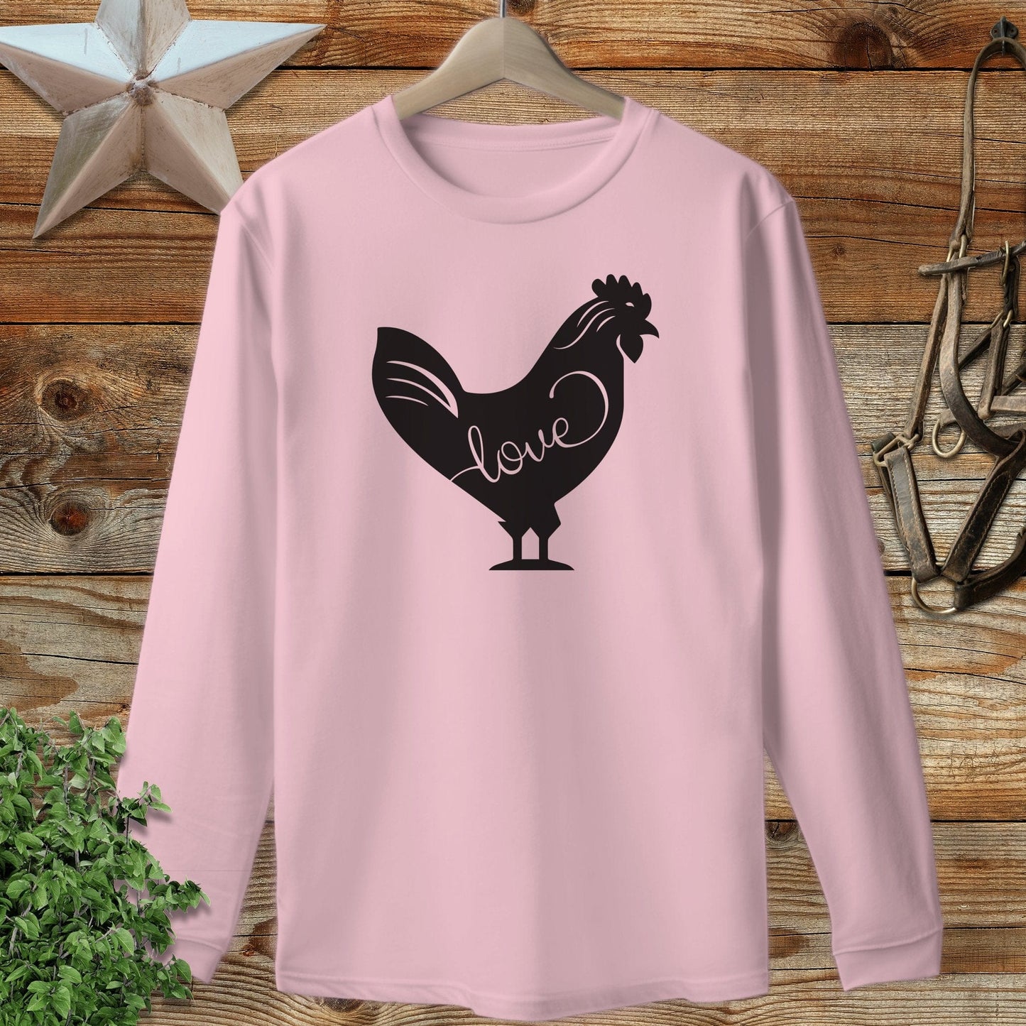 Love Chicken Long Sleeve Tee