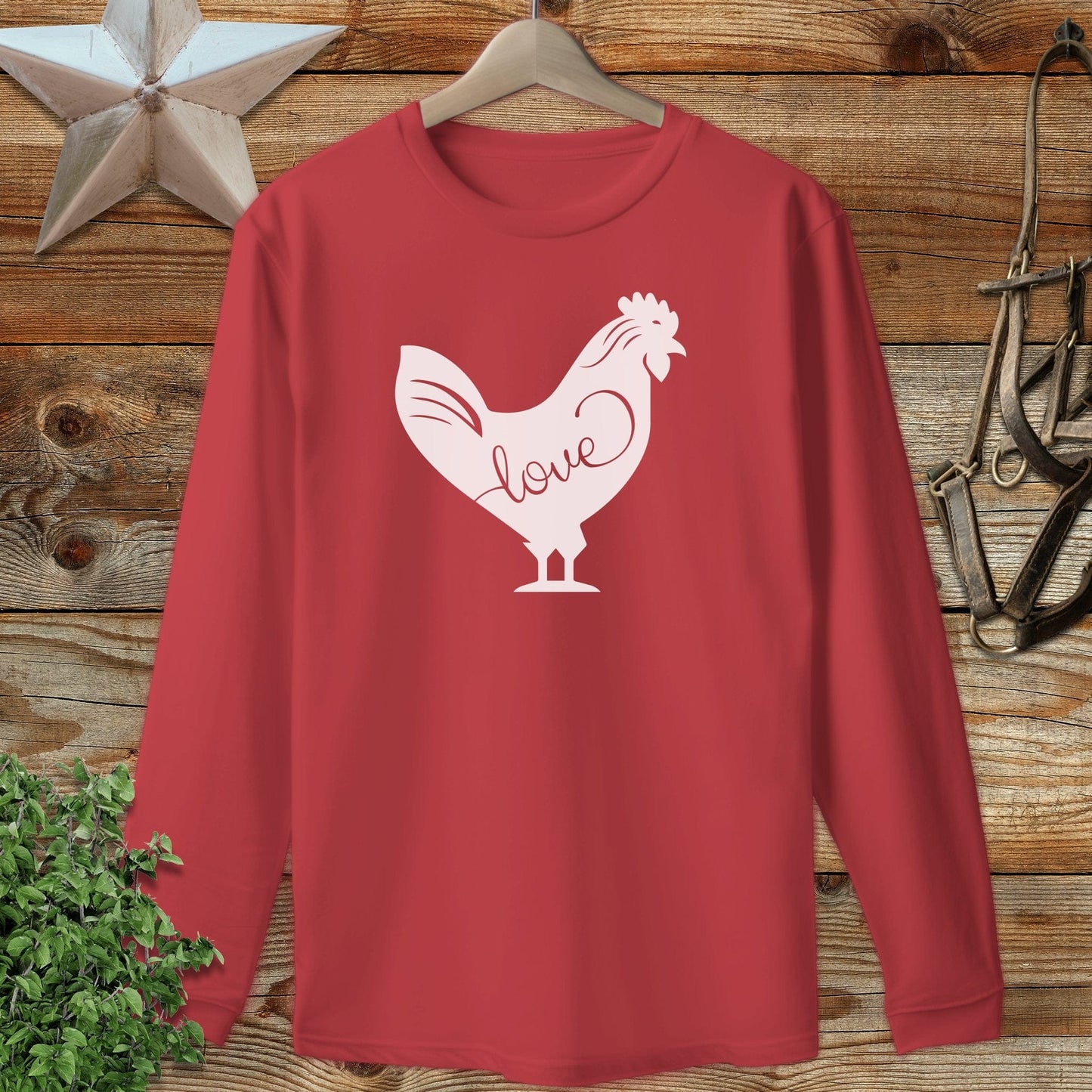 Love Chicken Long Sleeve Tee