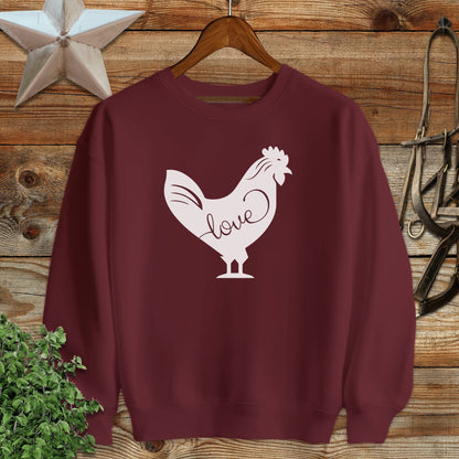 Love Chicken Sweatshirt