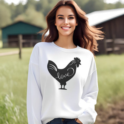 Love Chicken Sweatshirt