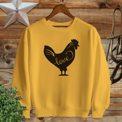 Love Chicken Sweatshirt