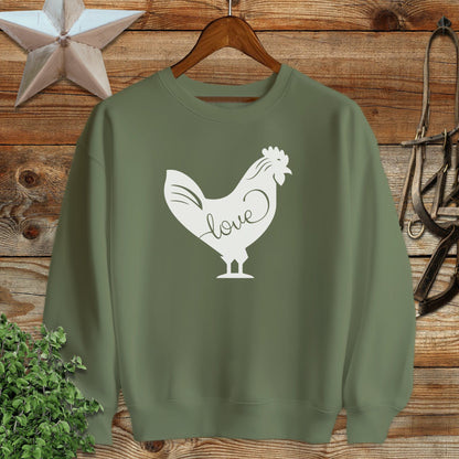 Love Chicken Sweatshirt