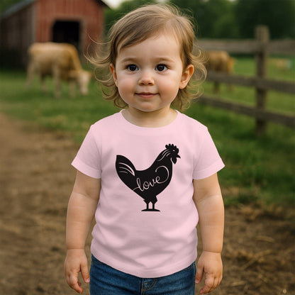 Love Chicken T-shirt (Toddler)