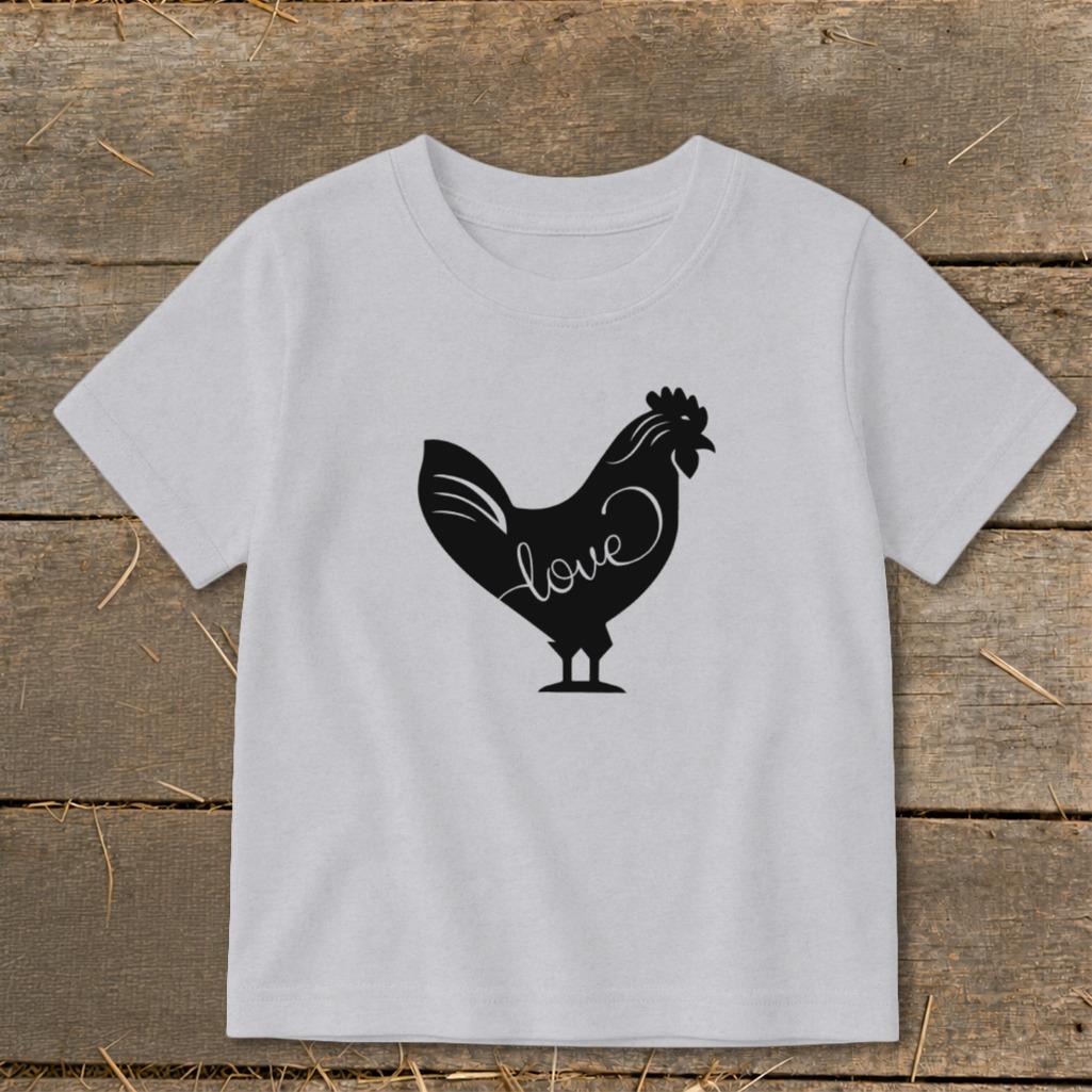 Love Chicken Toddler Tee