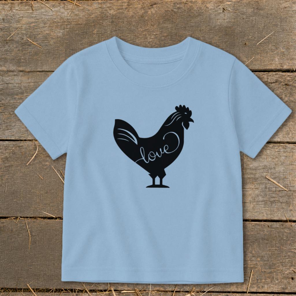 Love Chicken Toddler Tee