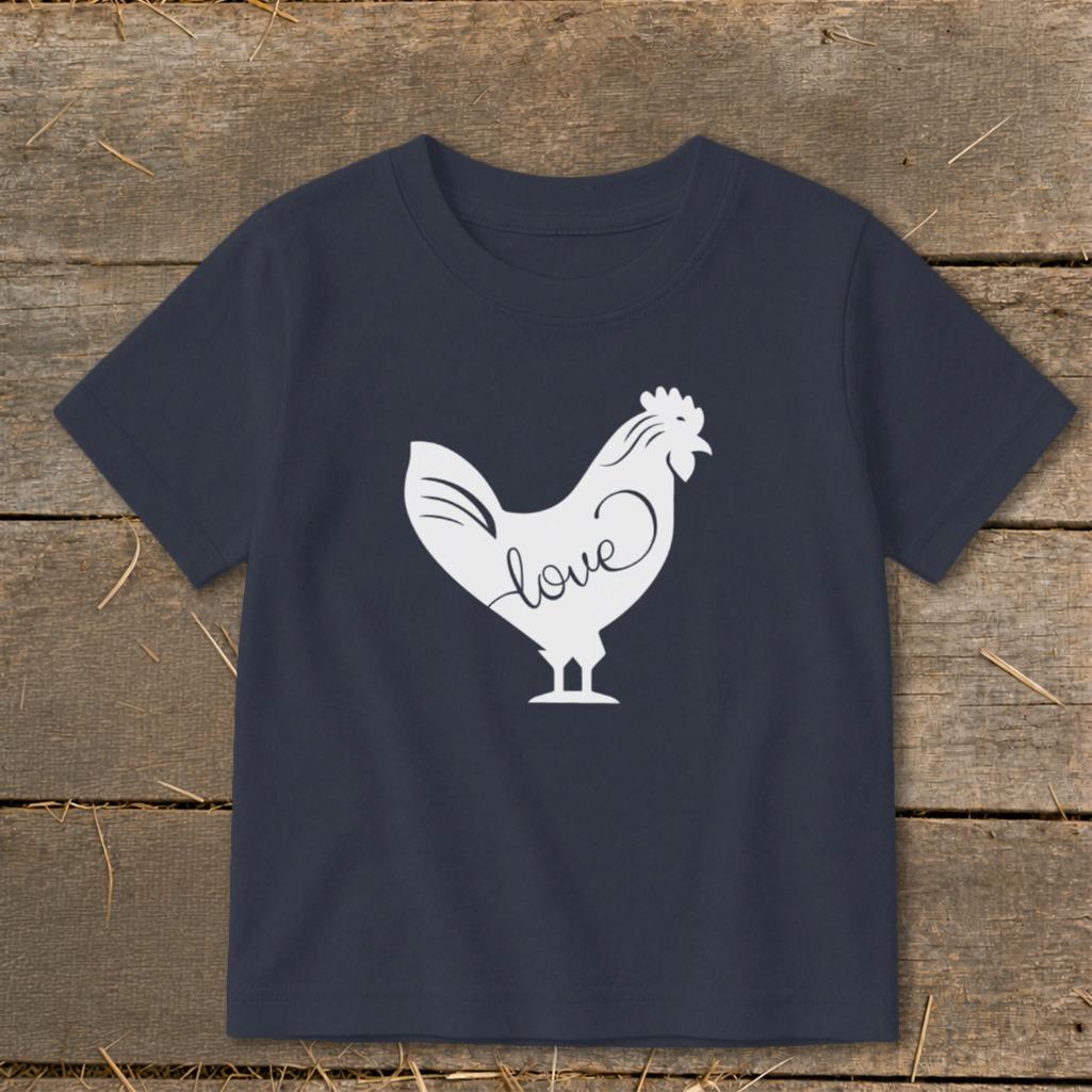 Love Chicken Toddler Tee
