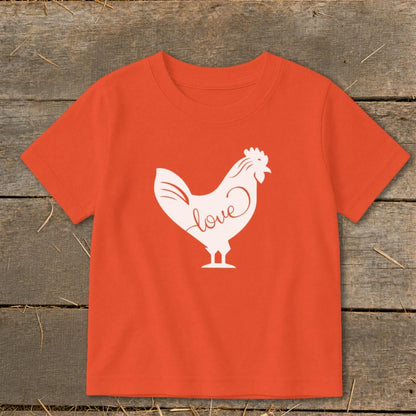 Love Chicken Toddler Tee