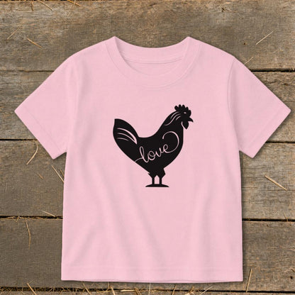 Love Chicken Toddler Tee