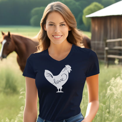 Love Chicken V-neck