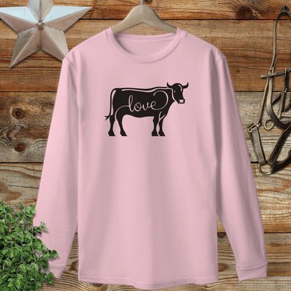 Love Cow Long Sleeve Tee