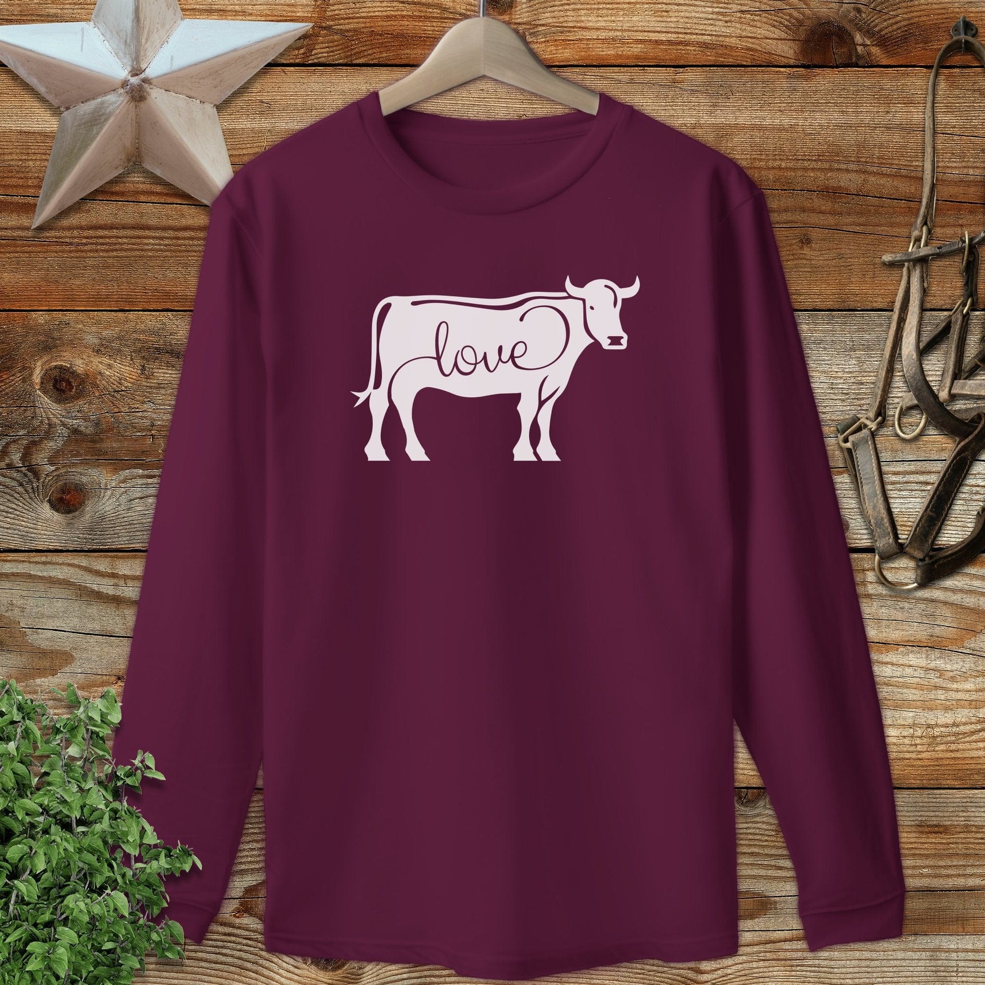 Love Cow Long Sleeve Tee